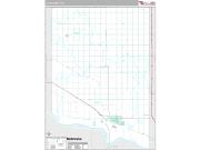 Clay County, SD <br /> Wall Map <br /> Premium Style 2024 Map