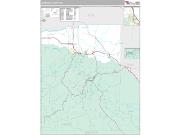 Lawrence County, SD <br /> Wall Map <br /> Premium Style 2024 Map