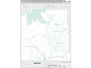 Shannon County, SD <br /> Wall Map <br /> Premium Style 2024 Map