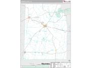Hardeman County, TN <br /> Wall Map <br /> Premium Style 2024 Map