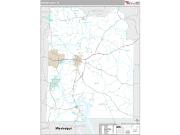 Hardin County, TN <br /> Wall Map <br /> Premium Style 2024 Map