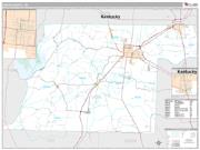 Obion County, TN <br /> Wall Map <br /> Premium Style 2024 Map