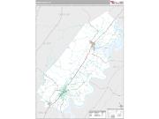 Rhea County, TN <br /> Wall Map <br /> Premium Style 2024 Map