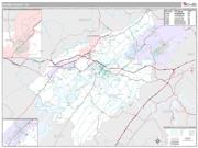 Roane County, TN <br /> Wall Map <br /> Premium Style 2024 Map