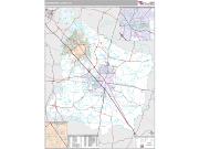 Rutherford County, TN <br /> Wall Map <br /> Premium Style 2024 Map