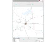 Baylor County, TX <br /> Wall Map <br /> Premium Style 2024 Map