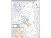 Brazos County, TX <br /> Wall Map <br /> Premium Style 2024 Map