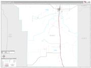 Brooks County, TX <br /> Wall Map <br /> Premium Style 2024 Map