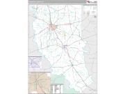 Cherokee County, TX <br /> Wall Map <br /> Premium Style 2024 Map