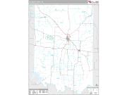 Coleman County, TX <br /> Wall Map <br /> Premium Style 2024 Map