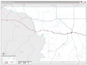 Crockett County, TX <br /> Wall Map <br /> Premium Style 2024 Map
