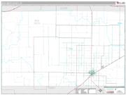 Deaf Smith County, TX <br /> Wall Map <br /> Premium Style 2024 Map