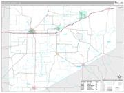 Eastland County, TX <br /> Wall Map <br /> Premium Style 2024 Map