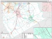 Ellis County, TX <br /> Wall Map <br /> Premium Style 2024 Map