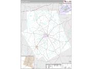 Erath County, TX <br /> Wall Map <br /> Premium Style 2024 Map