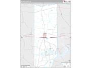 Franklin County, TX <br /> Wall Map <br /> Premium Style 2024 Map