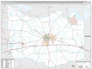 Harrison County, TX <br /> Wall Map <br /> Premium Style 2024 Map