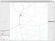 Hemphill County, TX <br /> Wall Map <br /> Premium Style 2024 Map