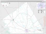 Lampasas County, TX <br /> Wall Map <br /> Premium Style 2024 Map