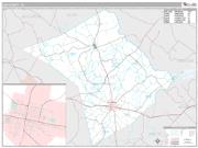 Lee County, TX <br /> Wall Map <br /> Premium Style 2024 Map