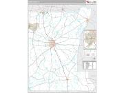 Rusk County, TX <br /> Wall Map <br /> Premium Style 2024 Map