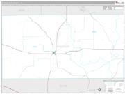 Schleicher County, TX <br /> Wall Map <br /> Premium Style 2024 Map