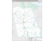 Tyler County, TX <br /> Wall Map <br /> Premium Style 2024 Map