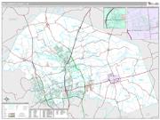 Williamson County, TX <br /> Wall Map <br /> Premium Style 2024 Map