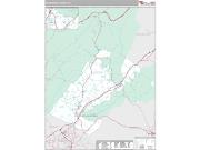 Botetourt County, VA <br /> Wall Map <br /> Premium Style 2024 Map