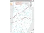 Brunswick County, VA <br /> Wall Map <br /> Premium Style 2024 Map