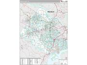 Fairfax County, VA <br /> Wall Map <br /> Premium Style 2024 Map