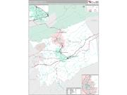Montgomery County, VA <br /> Wall Map <br /> Premium Style 2024 Map