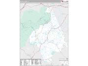 Nelson County, VA <br /> Wall Map <br /> Premium Style 2024 Map