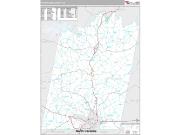 Pittsylvania County, VA <br /> Wall Map <br /> Premium Style 2024 Map