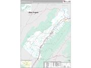 Shenandoah County, VA <br /> Wall Map <br /> Premium Style 2024 Map