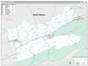 Tazewell County, VA <br /> Wall Map <br /> Premium Style 2024 Map