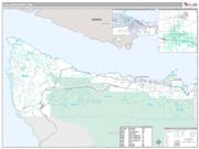 Clallam County, WA <br /> Wall Map <br /> Premium Style 2024 Map