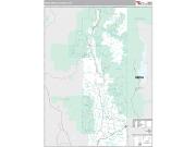 Pend Oreille County, WA <br /> Wall Map <br /> Premium Style 2024 Map