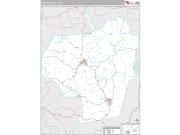 Barbour County, WV <br /> Wall Map <br /> Premium Style 2024 Map