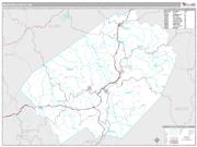 Braxton County, WV <br /> Wall Map <br /> Premium Style 2024 Map