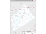 Clay County, WV <br /> Wall Map <br /> Premium Style 2024 Map