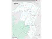 Grant County, WV <br /> Wall Map <br /> Premium Style 2024 Map