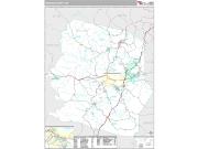 Harrison County, WV <br /> Wall Map <br /> Premium Style 2024 Map