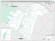 Morgan County, WV <br /> Wall Map <br /> Premium Style 2024 Map