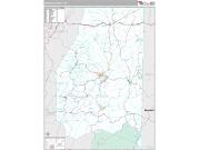 Preston County, WV <br /> Wall Map <br /> Premium Style 2024 Map