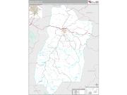 Upshur County, WV <br /> Wall Map <br /> Premium Style 2024 Map