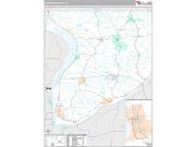 Crawford County, WI <br /> Wall Map <br /> Premium Style 2024 Map