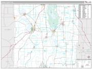 Dodge County, WI <br /> Wall Map <br /> Premium Style 2024 Map