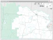 Florence County, WI <br /> Wall Map <br /> Premium Style 2024 Map