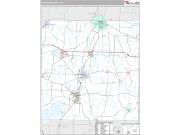 Jefferson County, WI <br /> Wall Map <br /> Premium Style 2024 Map